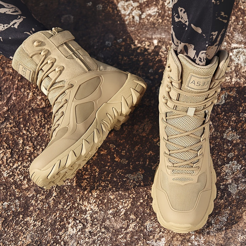 Wear-resistant Men's Non-Slip Hiking Boots Comfortable Outdoor Shoes For Hiking Climbing Hunting Trekking