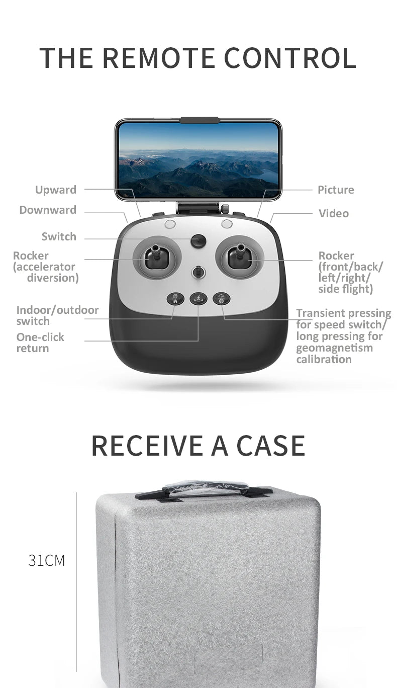 RC Drone 4K UHD camera GPS professional drone three-axis anti-shake stable RC Quadcopter VS Phantom 4 PRO Phantom 3