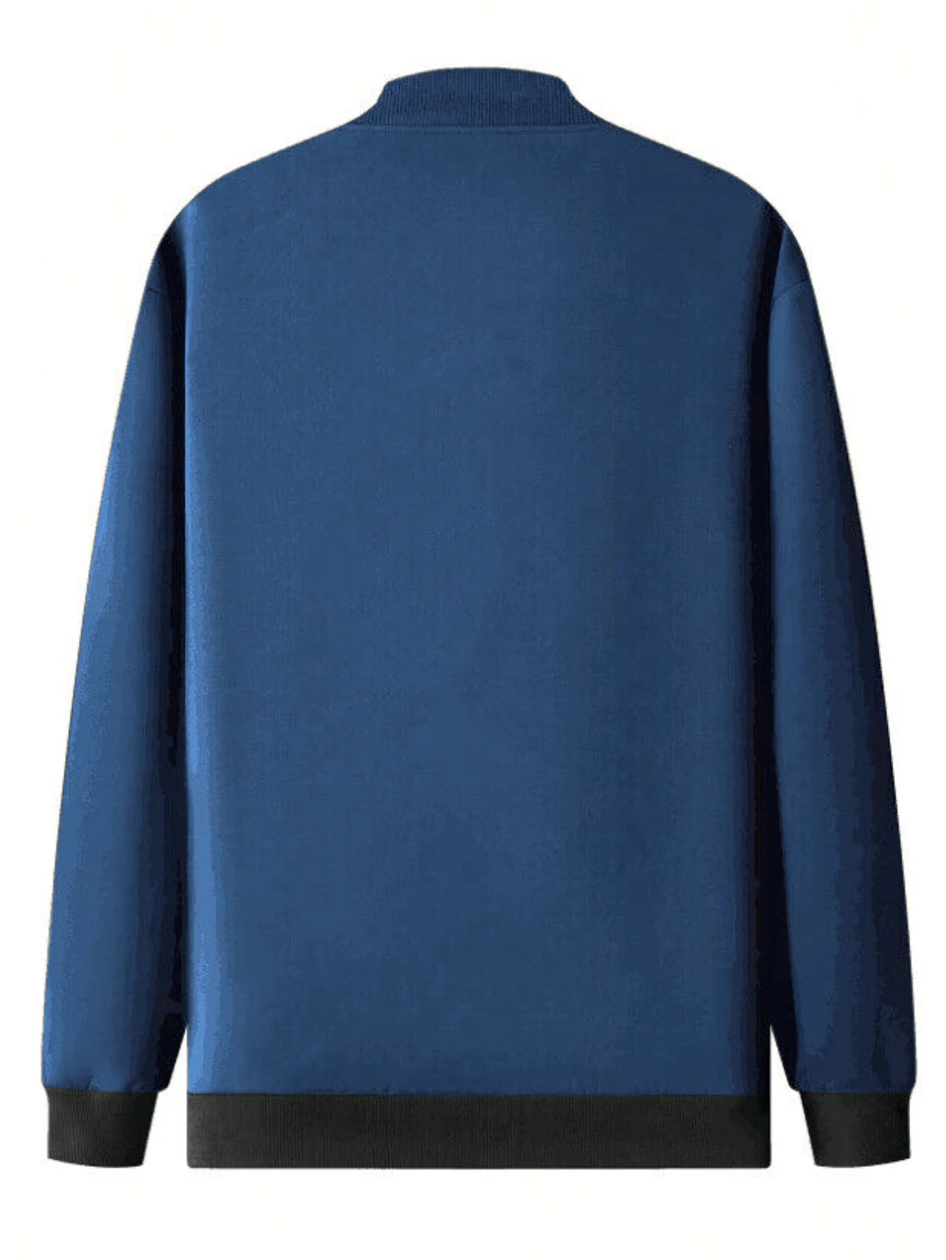 Spring and Autumn New Baseball Collar Short Loose Solid Color Jacket Men's
