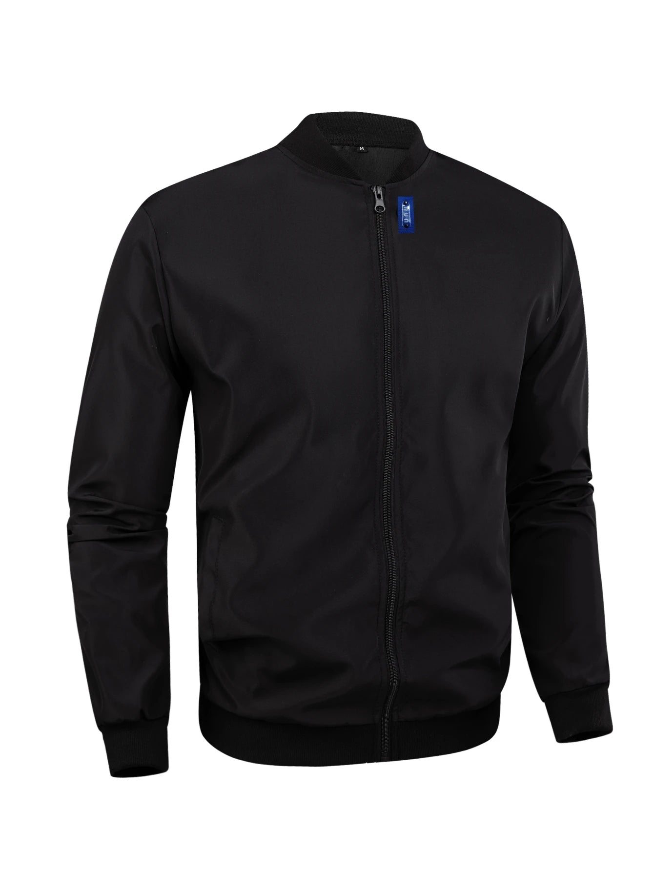 Spring and Autumn New Baseball Collar Short Loose Solid Color Jacket Men's