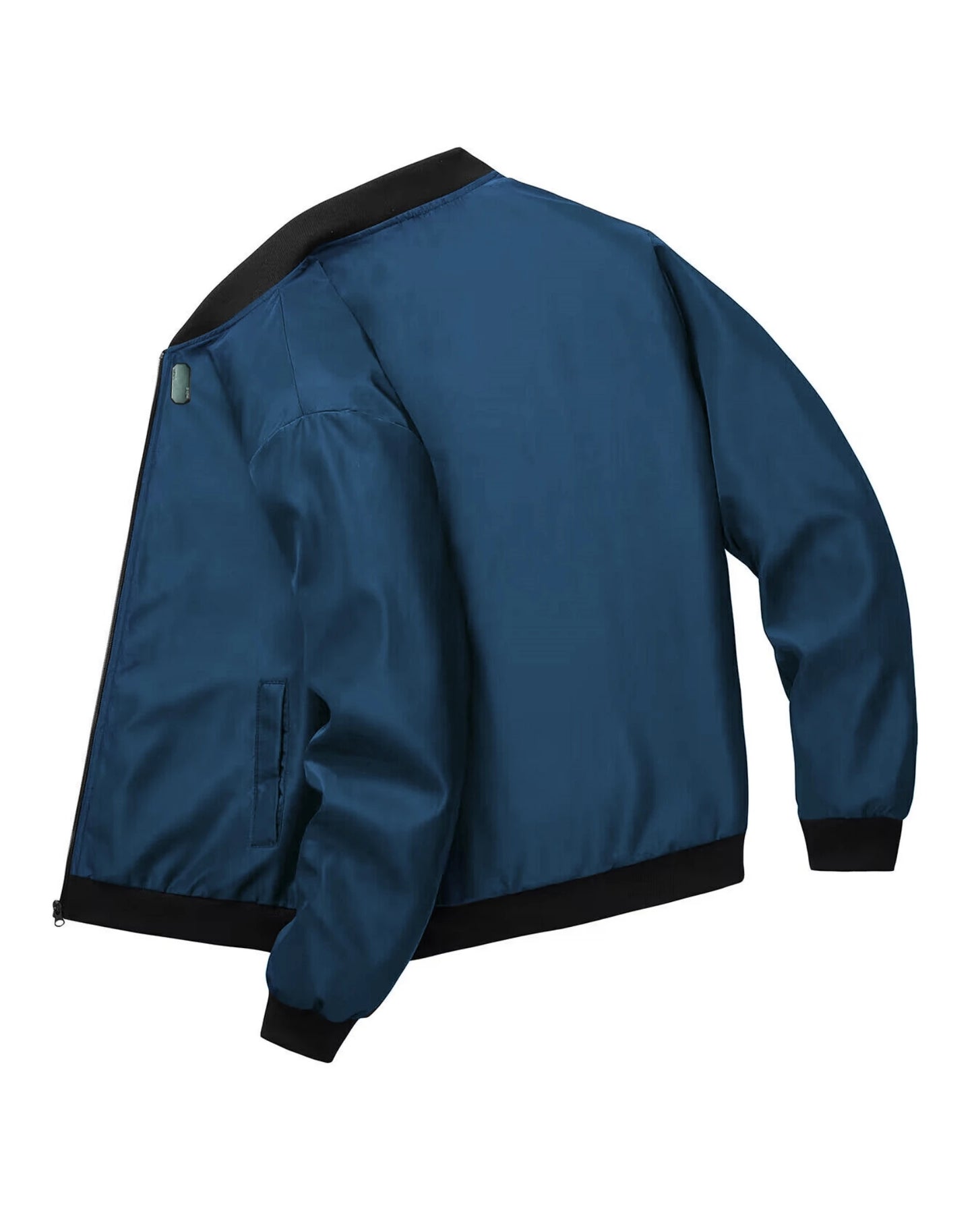 Spring and Autumn New Baseball Collar Short Loose Solid Color Jacket Men's