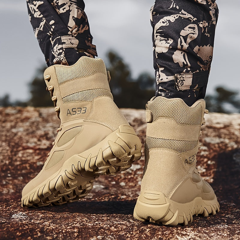 Wear-resistant Men's Non-Slip Hiking Boots Comfortable Outdoor Shoes For Hiking Climbing Hunting Trekking