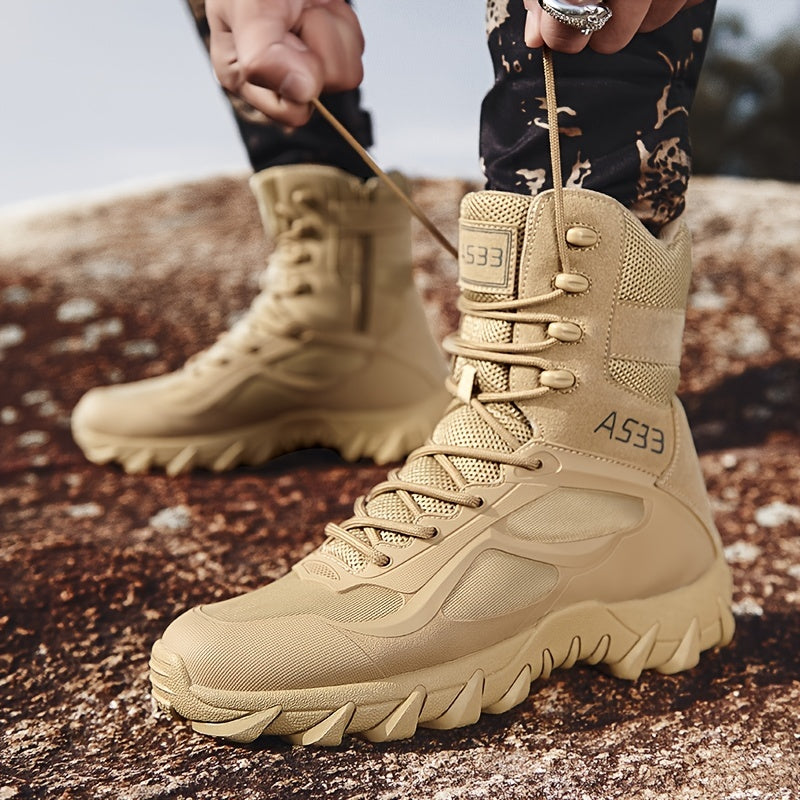 Wear-resistant Men's Non-Slip Hiking Boots Comfortable Outdoor Shoes For Hiking Climbing Hunting Trekking