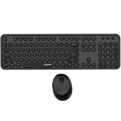 Sweet Wireless Keyboard and Mouse Combo Set - Keyboard & Mouse Combos with Solid Color, Compact Design and Wireless Connectivity for Efficient Typing and Navigation