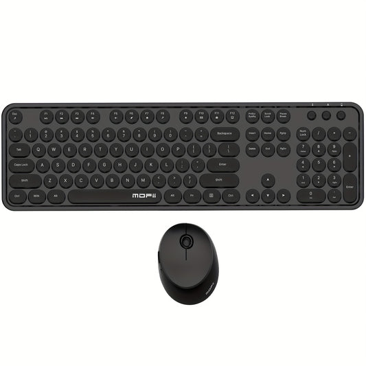 Sweet Wireless Keyboard and Mouse Combo Set - Keyboard & Mouse Combos with Solid Color, Compact Design and Wireless Connectivity for Efficient Typing and Navigation