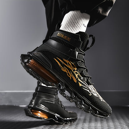 Men's Lightweight Breathable Blade Sneakers – Non-Slip, Shock-Absorbing, Athletic Shoes for Multi-Sport Comfort and Style