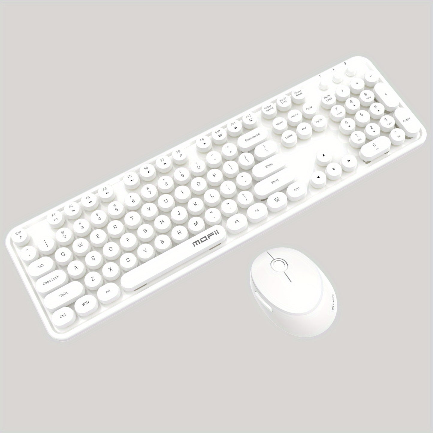 Sweet Wireless Keyboard and Mouse Combo Set - Keyboard & Mouse Combos with Solid Color, Compact Design and Wireless Connectivity for Efficient Typing and Navigation