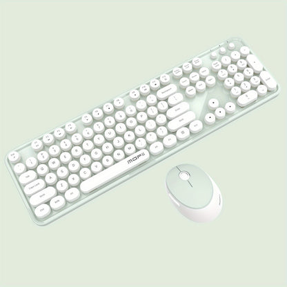 Sweet Wireless Keyboard and Mouse Combo Set - Keyboard & Mouse Combos with Solid Color, Compact Design and Wireless Connectivity for Efficient Typing and Navigation