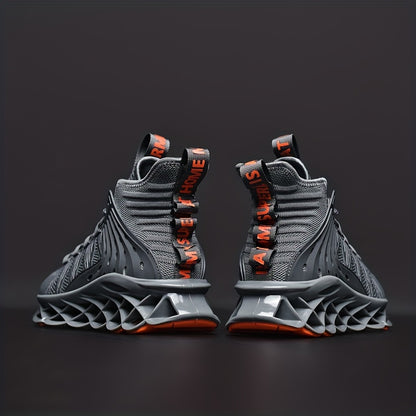 Men's Lightweight Breathable Blade Sneakers – Non-Slip, Shock-Absorbing, Athletic Shoes for Multi-Sport Comfort and Style