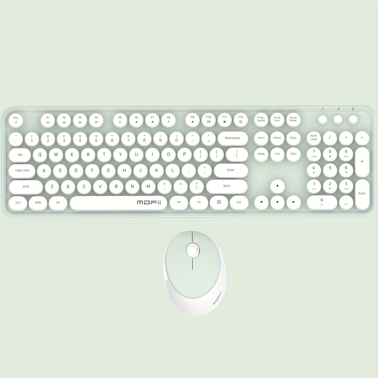 Sweet Wireless Keyboard and Mouse Combo Set - Keyboard & Mouse Combos with Solid Color, Compact Design and Wireless Connectivity for Efficient Typing and Navigation