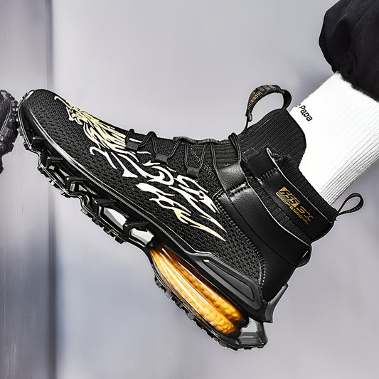 Men's Lightweight Breathable Blade Sneakers – Non-Slip, Shock-Absorbing, Athletic Shoes for Multi-Sport Comfort and Style