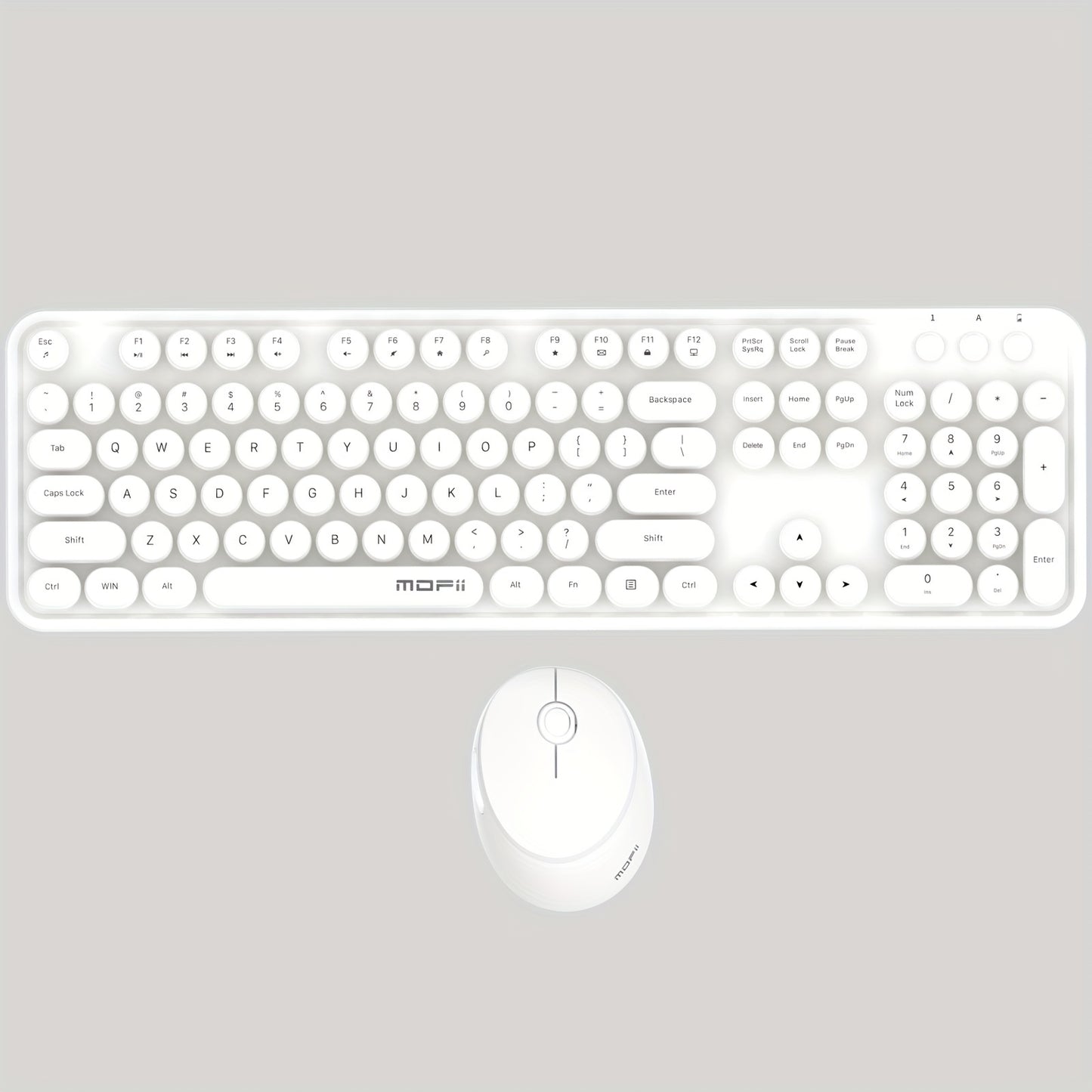 Sweet Wireless Keyboard and Mouse Combo Set - Keyboard & Mouse Combos with Solid Color, Compact Design and Wireless Connectivity for Efficient Typing and Navigation