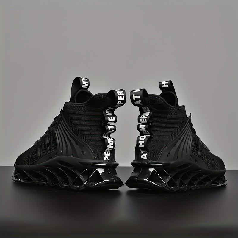Men's Lightweight Breathable Blade Sneakers – Non-Slip, Shock-Absorbing, Athletic Shoes for Multi-Sport Comfort and Style