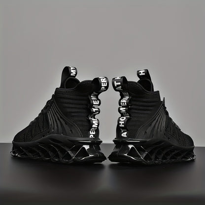 Men's Lightweight Breathable Blade Sneakers – Non-Slip, Shock-Absorbing, Athletic Shoes for Multi-Sport Comfort and Style