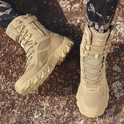 Wear-resistant Men's Non-Slip Hiking Boots Comfortable Outdoor Shoes For Hiking Climbing Hunting Trekking