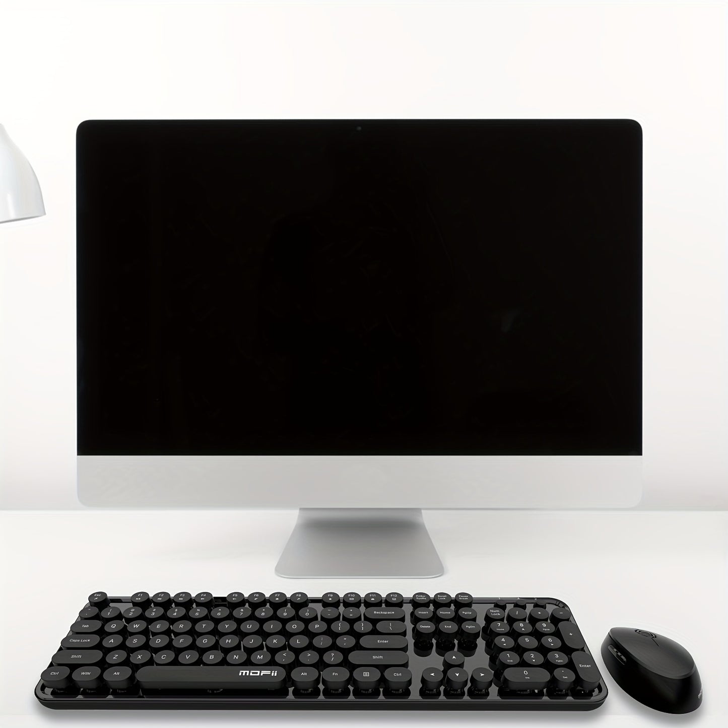 Sweet Wireless Keyboard and Mouse Combo Set - Keyboard & Mouse Combos with Solid Color, Compact Design and Wireless Connectivity for Efficient Typing and Navigation