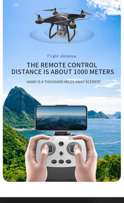 RC Drone 4K UHD camera GPS professional drone three-axis anti-shake stable RC Quadcopter VS Phantom 4 PRO Phantom 3