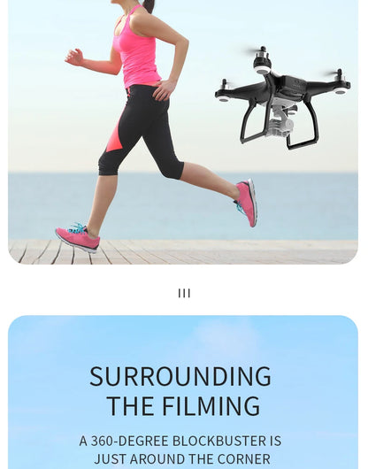 RC Drone 4K UHD camera GPS professional drone three-axis anti-shake stable RC Quadcopter VS Phantom 4 PRO Phantom 3
