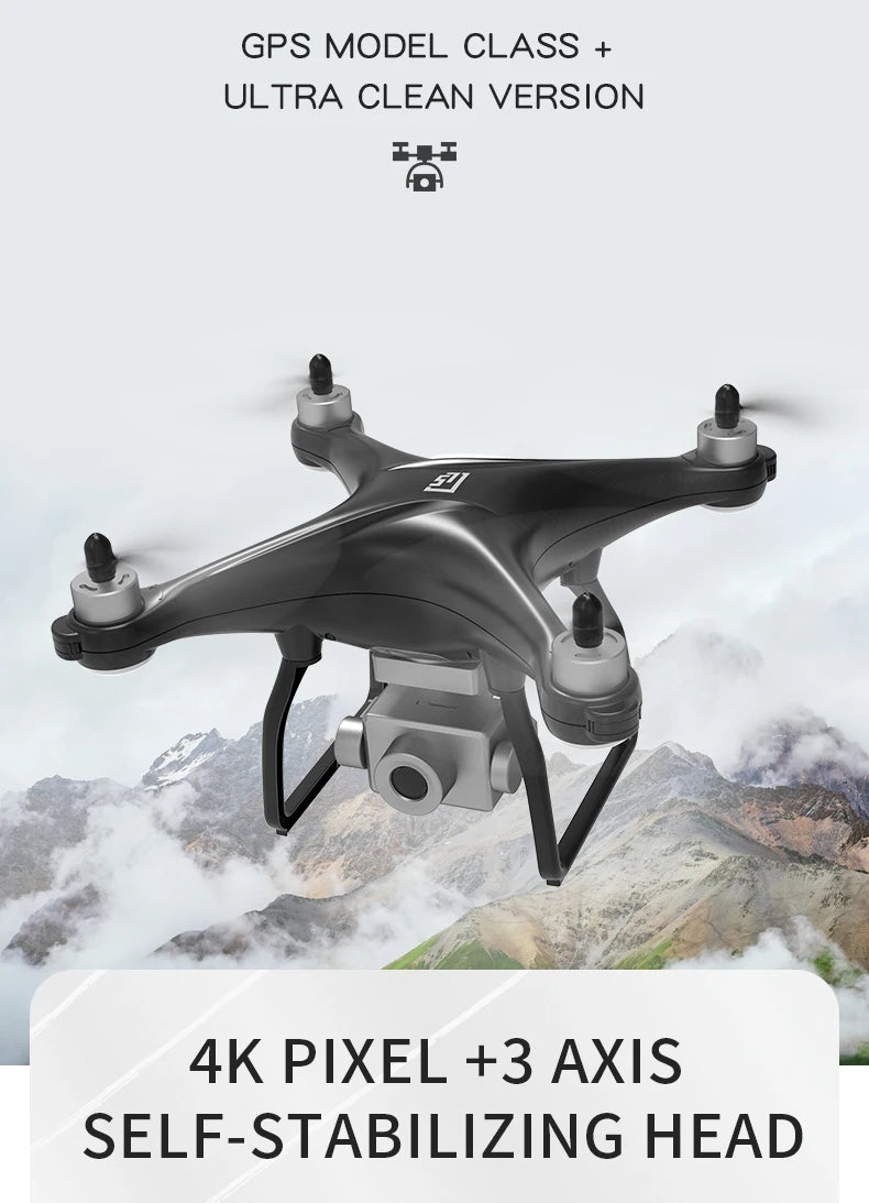 RC Drone 4K UHD camera GPS professional drone three-axis anti-shake stable RC Quadcopter VS Phantom 4 PRO Phantom 3