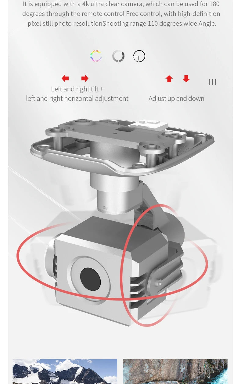 RC Drone 4K UHD camera GPS professional drone three-axis anti-shake stable RC Quadcopter VS Phantom 4 PRO Phantom 3