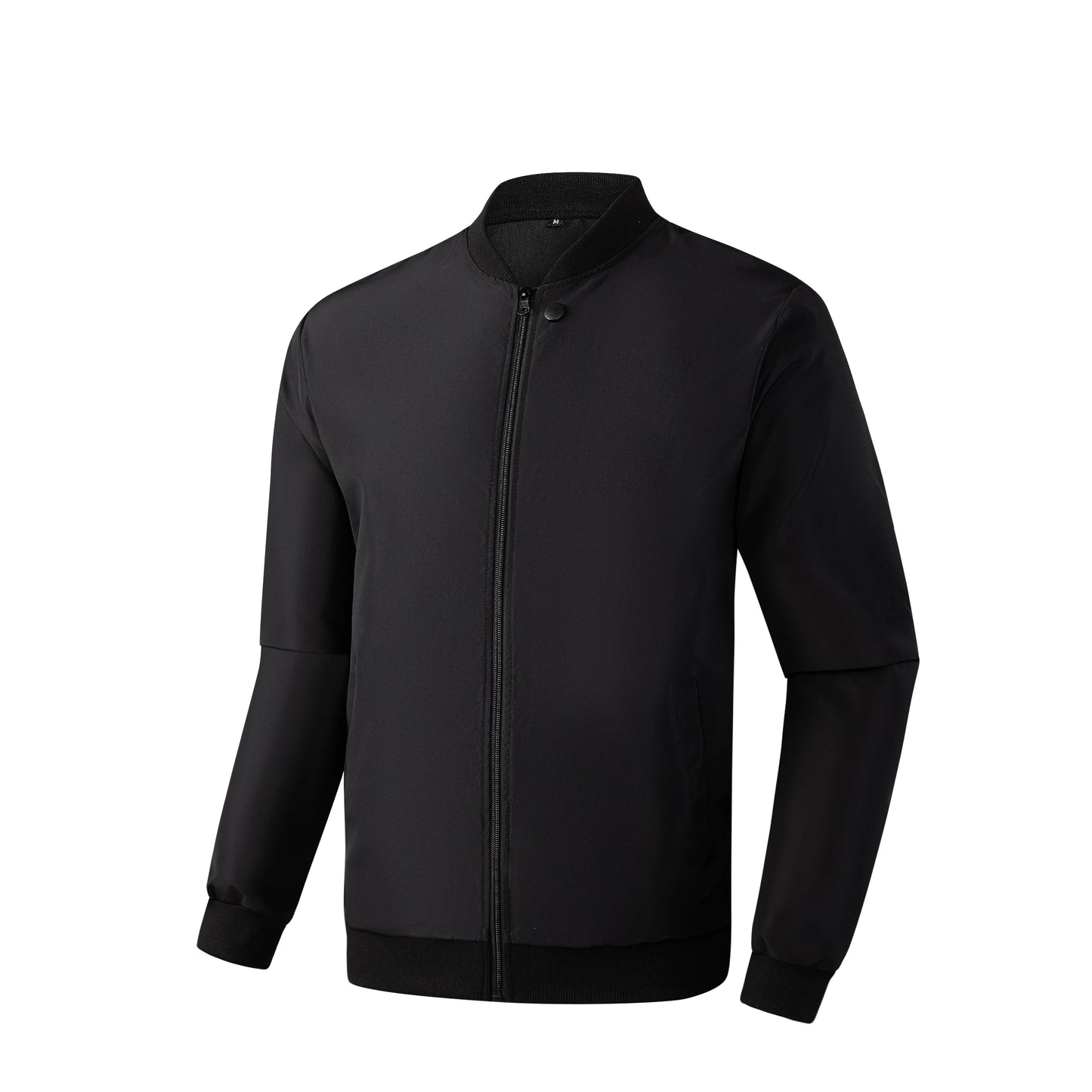 Spring and Autumn New Baseball Collar Short Loose Solid Color Jacket Men's