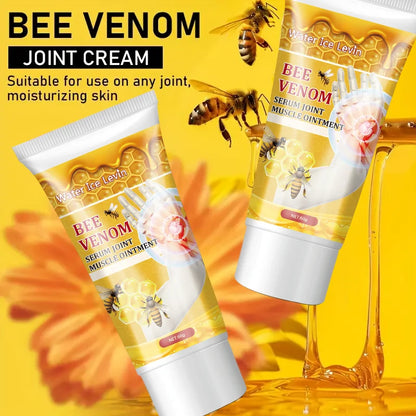 Bee Venom Joint Cream - Hypoallergenic Soothing Moisturizing Lotion with Honey and Collagen Fresh Scent for All Skin Types