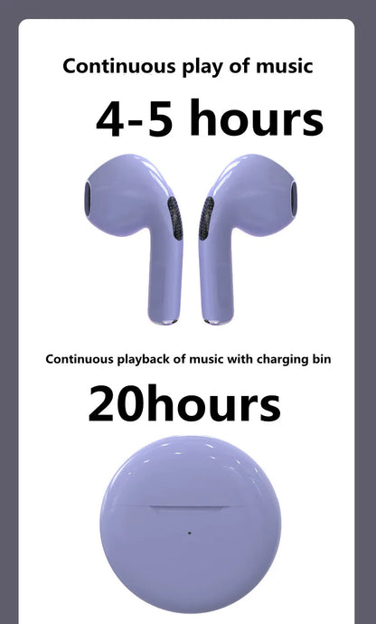 Pro 6 TWS Bluetooth Earphones Wireless Bluetooth Headset Noise Cancelling Earbuds with Mic Pro6 Wireless Headphones for IPhone