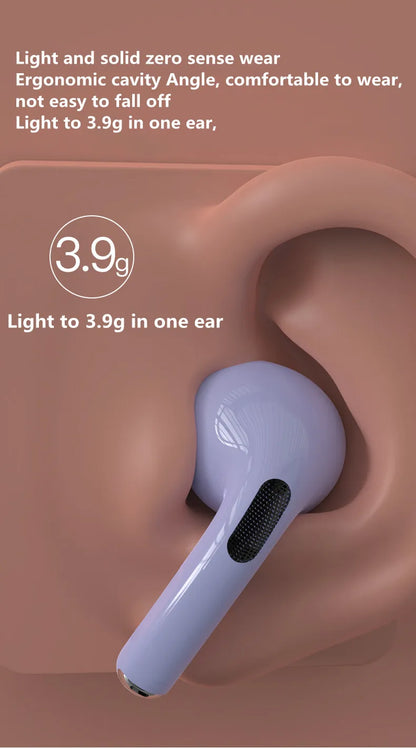 Pro 6 TWS Bluetooth Earphones Wireless Bluetooth Headset Noise Cancelling Earbuds with Mic Pro6 Wireless Headphones for IPhone