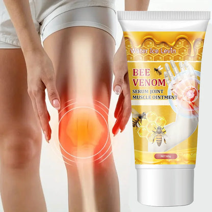 Bee Venom Joint Cream - Hypoallergenic Soothing Moisturizing Lotion with Honey and Collagen Fresh Scent for All Skin Types