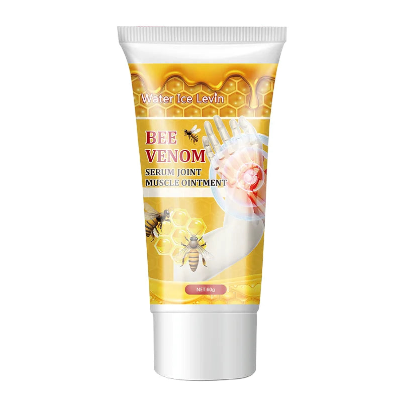 Bee Venom Joint Cream - Hypoallergenic Soothing Moisturizing Lotion with Honey and Collagen Fresh Scent for All Skin Types