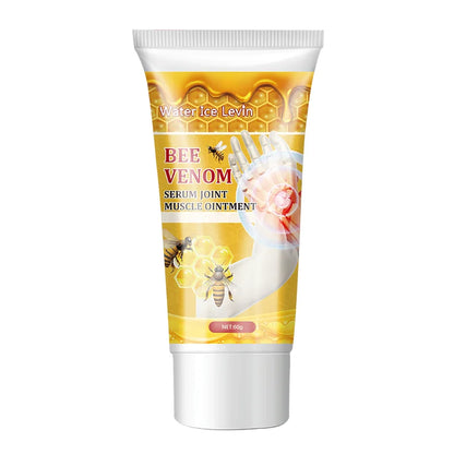 Bee Venom Joint Cream - Hypoallergenic Soothing Moisturizing Lotion with Honey and Collagen Fresh Scent for All Skin Types