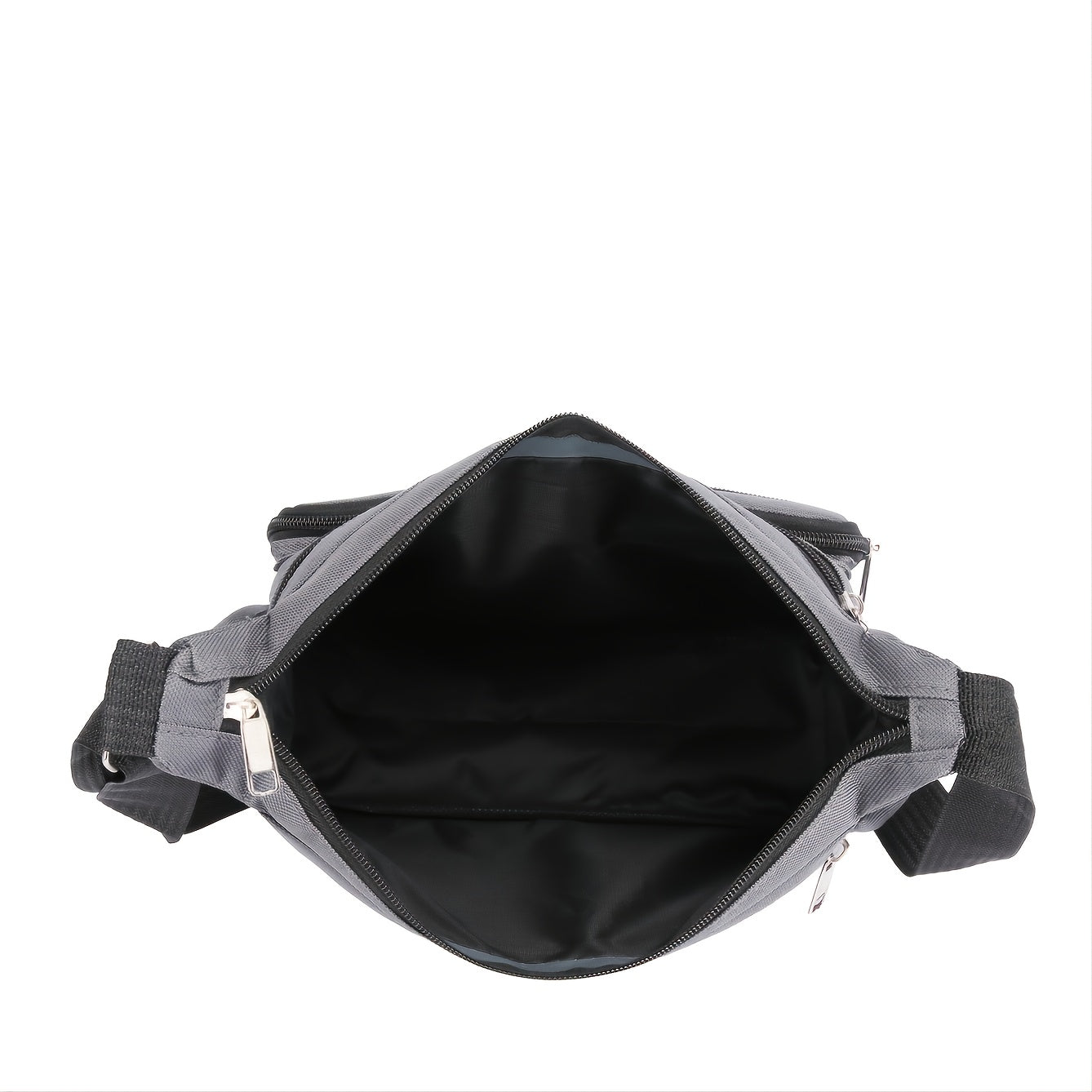 1pc Men's Portable Nylon Letter Sticker Diagonal Shoulder Bag, Mobile Phone Bag