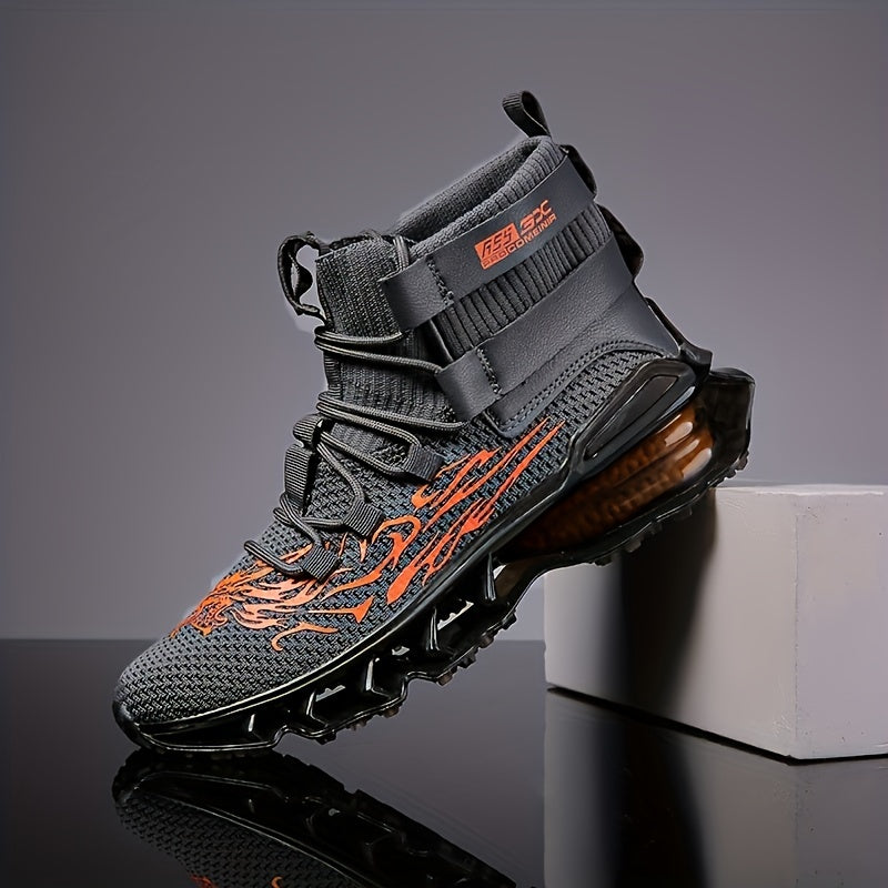 Men's Lightweight Breathable Blade Sneakers – Non-Slip, Shock-Absorbing, Athletic Shoes for Multi-Sport Comfort and Style