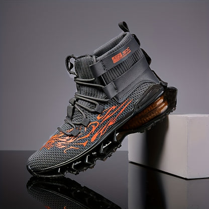 Men's Lightweight Breathable Blade Sneakers – Non-Slip, Shock-Absorbing, Athletic Shoes for Multi-Sport Comfort and Style