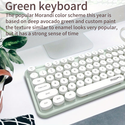 Sweet Wireless Keyboard and Mouse Combo Set - Keyboard & Mouse Combos with Solid Color, Compact Design and Wireless Connectivity for Efficient Typing and Navigation